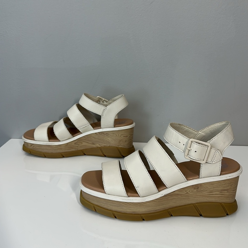 Sorel Joanie lll Ankle Strap Wedge Sandals Size 9.5 - Picture 3 of 14